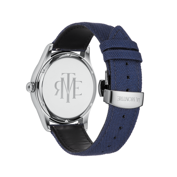Dark blue 2025 dial watch