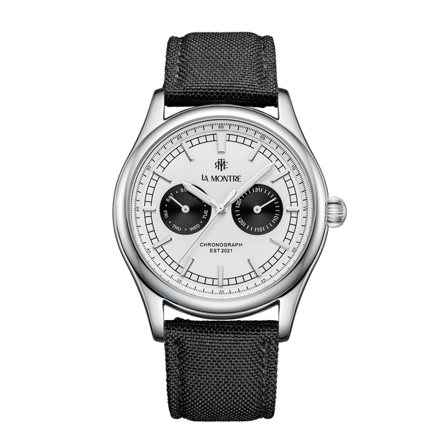ساعة كرونوغراف سوداء | ساعة كرونوغراف بيضاء | لامونتري