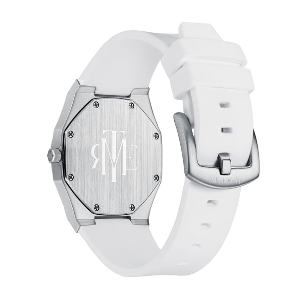 White Rubber Band Watch | White Strap Watch | LaMontre