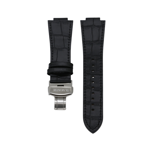 Men's Black Leather Strap Watch | Strap For Mens Watch | LaMontre
