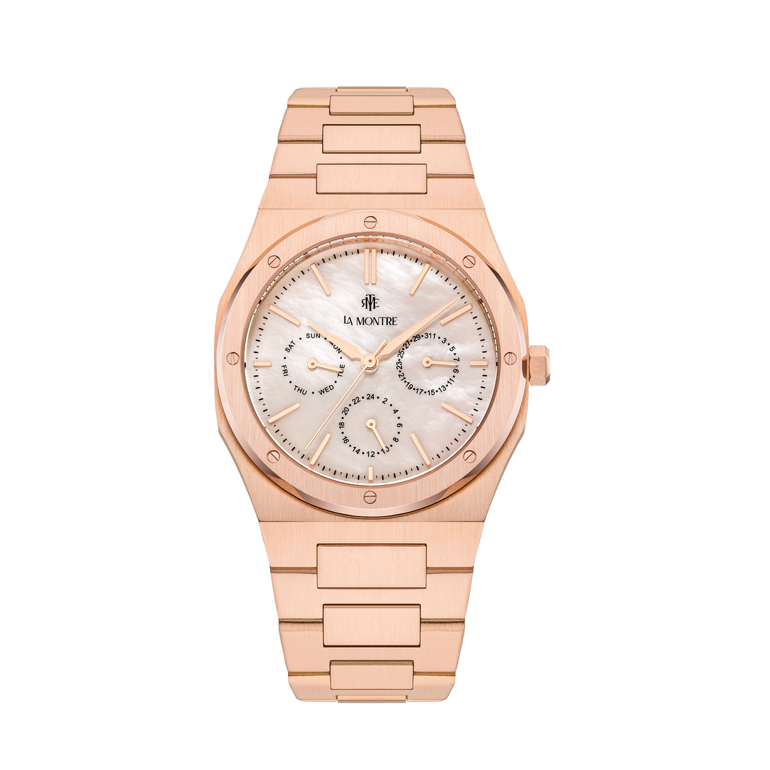 LLOYD☆Heart Bracelet Rose Gold l Watch★2way★ THCN CAROLINE II - Rose Gold Chain Bracelet Women's Watch